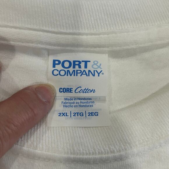 Port Co T-Shirt Men’s Size 2XL White Coastal Carolina University Chanticleers - Picture 5 of 11